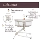 Chicco, Baby Hug Armonia, 4w1: łóżeczko, leżaczek i krzesełko do karmienia, motherpearl