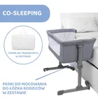 Chicco, Co-Sleeping, Next2me Essential, łóżeczko dostawne, stone