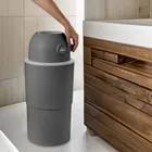 Chicco, kosz na pieluchy, teleskopowy, XL, grafitowy + worki