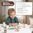 Chicco, My Wood Friends, Zestaw Tata, drewniane figurki niedźwiadków, 2 szt.