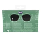 Chicco, okulary przeciwsłoneczne z etui, lustrzane, zielone, 12m+