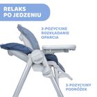 Chicco, Polly Easy, krzesło do karmienia, Pinguin, 4 koła