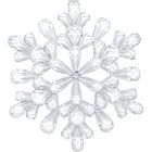 Christmas Decoration, dekoracja wisząca, płatek śniegu, 12-12 cm