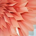 Christmas Decoration, gwiazda dekoracyjna 3D, wisząca, papierowa, różowa, 50 cm