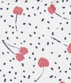 Chustka na głowę dziewczęca, biała, wisienki, Döll