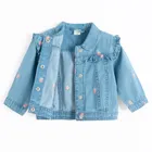 Cienka jeansowa kurtka w truskawki Cool Club