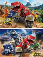 Clementoni, Dinotrux, puzzle 4w1