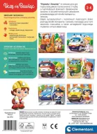 Clementoni, Uczę się bawiąc, Pojazdy i zawody, układanka dopasuj pary