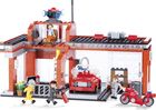 Cobi, Action Town, Remiza strażacka, klocki, 350 elementów
