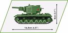 Cobi, Historical Collection, WWII, KV-2, 1:48, klocki, 510 elementów