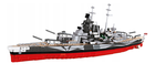 Cobi, Small Army, WOWS Battleship Tirpitz niemiecki pancernik, klocki, skala 1:300, 2000 elementów