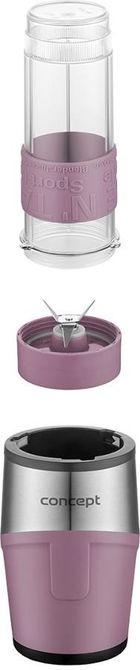 Concept, smoothie blender 500 w, dusty rose
