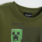 Cool Club, Bluza chłopięca, khaki, Minecraft
