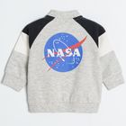 Cool Club, Bluza chłopięca, rozpinana, szara, NASA