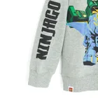 Cool Club, Bluza chłopięca, szara melanż, LEGO Ninjago