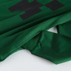 Cool Club, Bluza chłopięca z kapturem, ciemnozielona, Minecraft