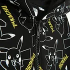 Cool Club, Bluza chłopięca z kapturem, rozpinana, czarna, Pokemon