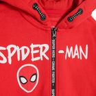 Cool Club, Bluza chłopięca z kapturem, rozpinana, czerwona, Spider-Man