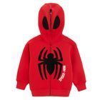 Cool Club, Bluza chłopięca z kapturem, rozpinana, czerwona, Spider-Man