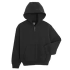 Cool Club, Bluza chłopięca z kapturem, rozpinana, ocieplana, oversize, czarna