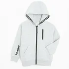 Cool Club, Bluza chłopięca z kapturem, rozpinana, ocieplana, szara melanż