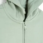 Cool Club, Bluza chłopięca z kapturem, rozpinana, zielona