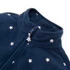 Cool Club, Bluza dziewczęca polarowa, rozpinana, granatowa, gwiazdki
