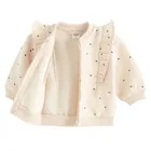 Cool Club, Bluza dziewczęca, rozpinana, ocieplana, beżowa