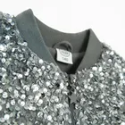 Cool Club, Bluza dziewczęca, rozpinana, srebrna