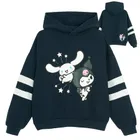 Cool Club, Bluza dziewczęca z kapturem, ocieplana, granatowa, Hello Kitty and Friends