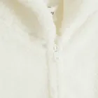 Cool Club, Bluza dziewczęca z kapturem, rozpinana, biała