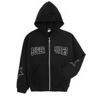 Cool Club, Bluza dziewczęca z kapturem, rozpinana, czarna