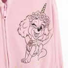 Cool Club, Bluza dziewczęca z kapturem, rozpinana, welurowa, różowa, Psi Patrol