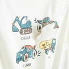 Cool Club, Bluzka chłopięca z długim rękawem, biała