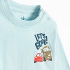 Cool Club, Bluzka chłopięca z długim rękawem, niebieska, Auta