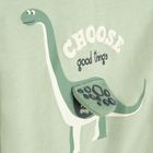 Cool Club, Bluzka chłopięca z długim rękawem, zielona