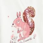 Cool Club, Bluzka dziewczęca z długim rękawem, biała