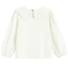 Cool Club, Bluzka dziewczęca z długim rękawem, biała