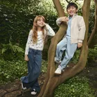 Cool Club, Bluzka dziewczęca z długim rękawem, biała