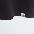 Cool Club, Bluzka dziewczęca z długim rękawem, crop top, grafitowa