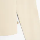 Cool Club, Bluzka dziewczęca z długim rękawem, crop top, prążkowana, beżowa