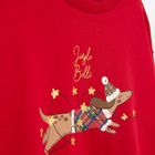 Cool Club, Bluzka dziewczęca z długim rękawem, czerwona