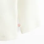 Cool Club, Bluzka dziewczęca z długim rękawem, prążkowana, biała