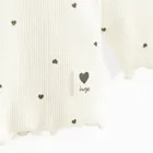 Cool Club, Bluzka dziewczęca z długim rękawem, prążkowana, biała