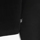 Cool Club, Bluzka dziewczęca z długim rękawem, prążkowana, czarna