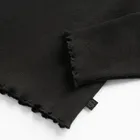 Cool Club, Bluzka dziewczęca z długim rękawem, prążkowana, czarna