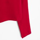 Cool Club, Bluzka dziewczęca z długim rękawem, prążkowana, czerwona