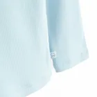 Cool Club, Bluzka dziewczęca z długim rękawem, prążkowana, niebieska