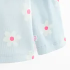 Cool Club, Bluzka dziewczęca z długim rękawem, prążkowana, niebieska