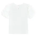 Cool Club, Bluzka dziewczęca z krótkim rękawem, biała